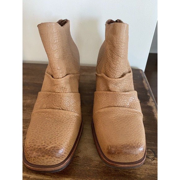 New Kork-Ease Womens Kissel Leather Boots Sz 6.5 Bootie in Dhiaphano K41411 Nude - Picture 4 of 9